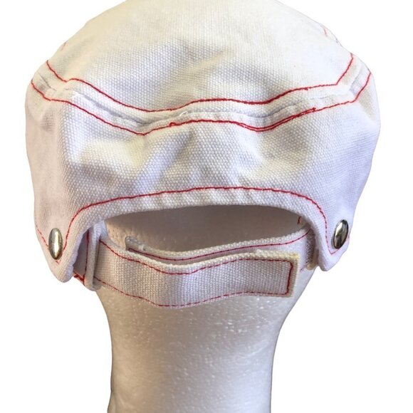 Lamborghini White and Red Sporty Hat - Picture 7 of 9